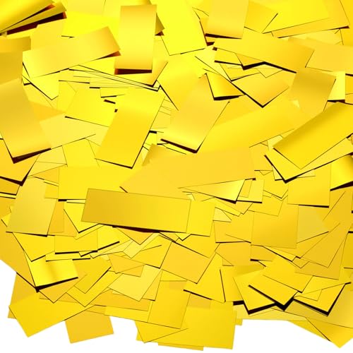 Image of Sumind 1000 Grams Gold Large Metallic Confetti Rose Glitter Throwable Table Scatter Foil Confetti for Wedding Birthday Party Baby Shower Graduation Christmas Celebrations