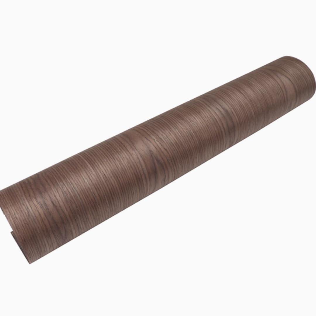 Schwarznuss-Maserung Tech-Holzfurnier für Möbel, DIY, Zuhause & Instrumenten-Lautsprecher-Furnier, Auto-Innenraum-Verschönerungsdekoration - 0,2 mm dick, Größe: 2,5 x 0,58 m
