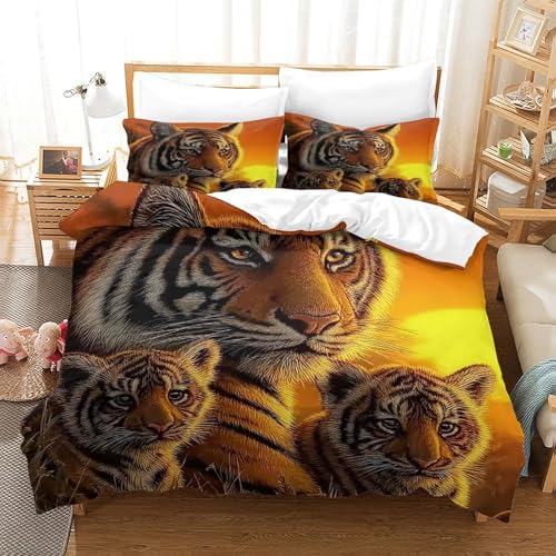 Housse de couette 3D hypoallergénique avec fermeture éclair 260x220 - 3