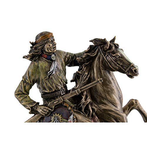 Estatua Decorativa Geronimo Guerrero Indígena 11 in miniatura 6