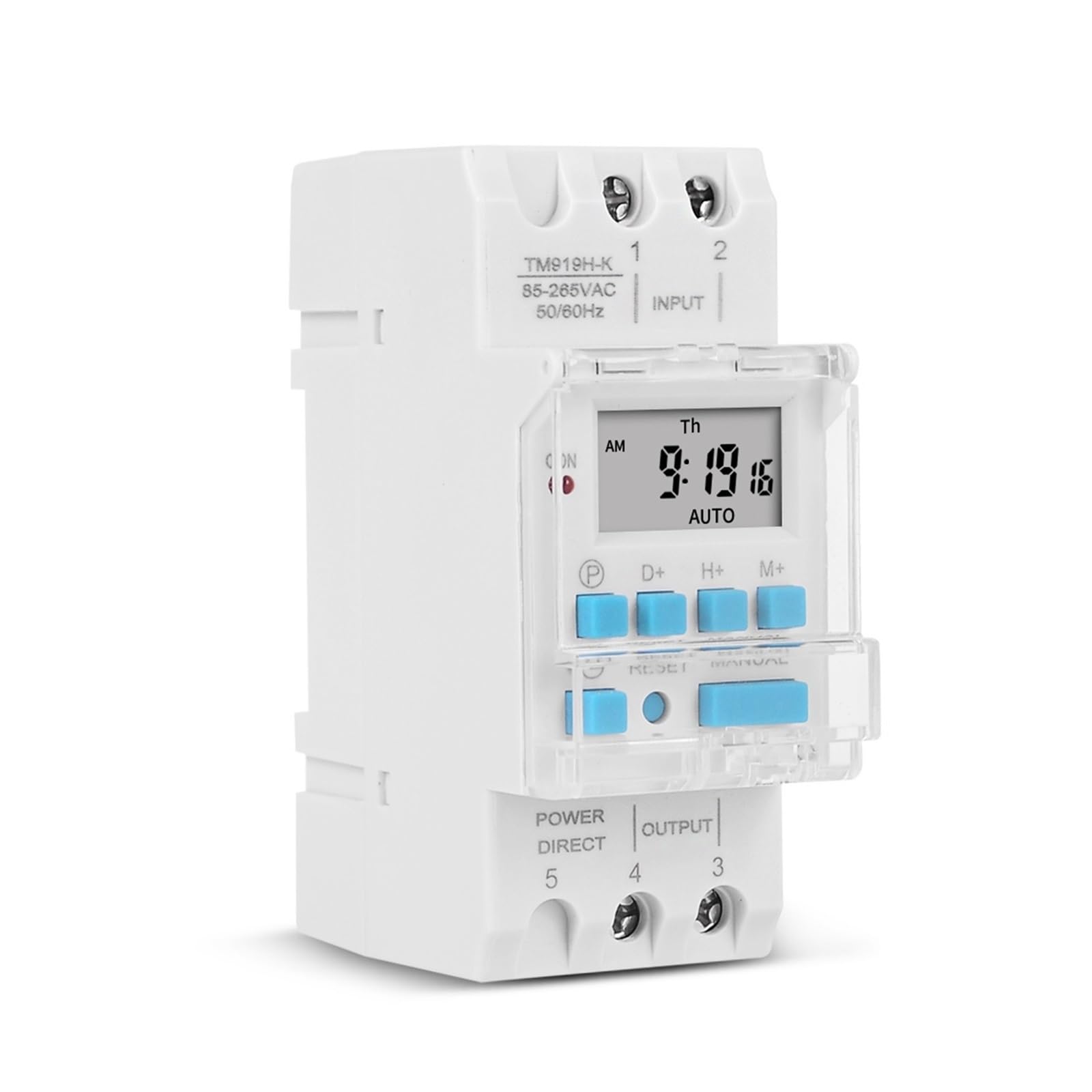 Temporizador electrónico programable semanal de 7 días con Control de Tiempo, relé de Cuenta Regresiva Digital de 16 A, 85-265 V CA, 12 V(12VAC)