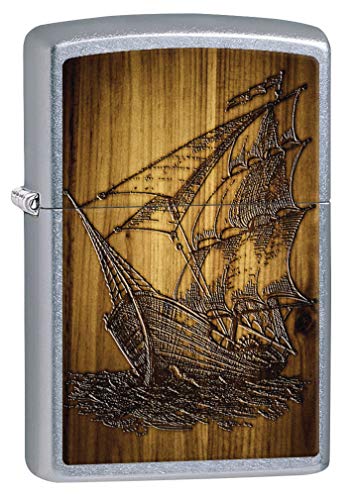Encendedor Zippo Street Chrome con dibujo miniatura 1