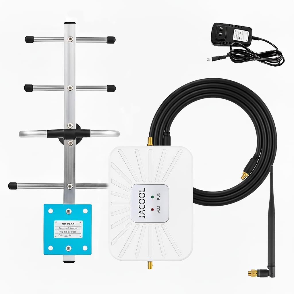 Cell Phone Signal Booster for Home – Verizon & AT&T 5G/4G LTE Band 12/13/17 (700MHz), Up to 5000 Sq Ft Coverage, FCC Approved Cellular Repeater with High-Gain Antennas