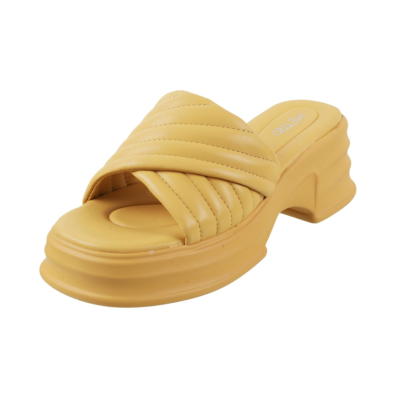 Metro Women Yellow Synthetic Sandals - EU/38 UK/5-34-230 (B0D5BMGV9S) Amazon Price History, Amazon Price Tracker