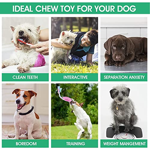 Juguetes Masticables para Dentición de Cachorros, 3 Piezas Juguetes de Dentición para Cachorros con Cuerdas de Algodón Juguetes Interactivos para Mascotas para Cachorros Pequeños y Perros Medianos - imagen 4