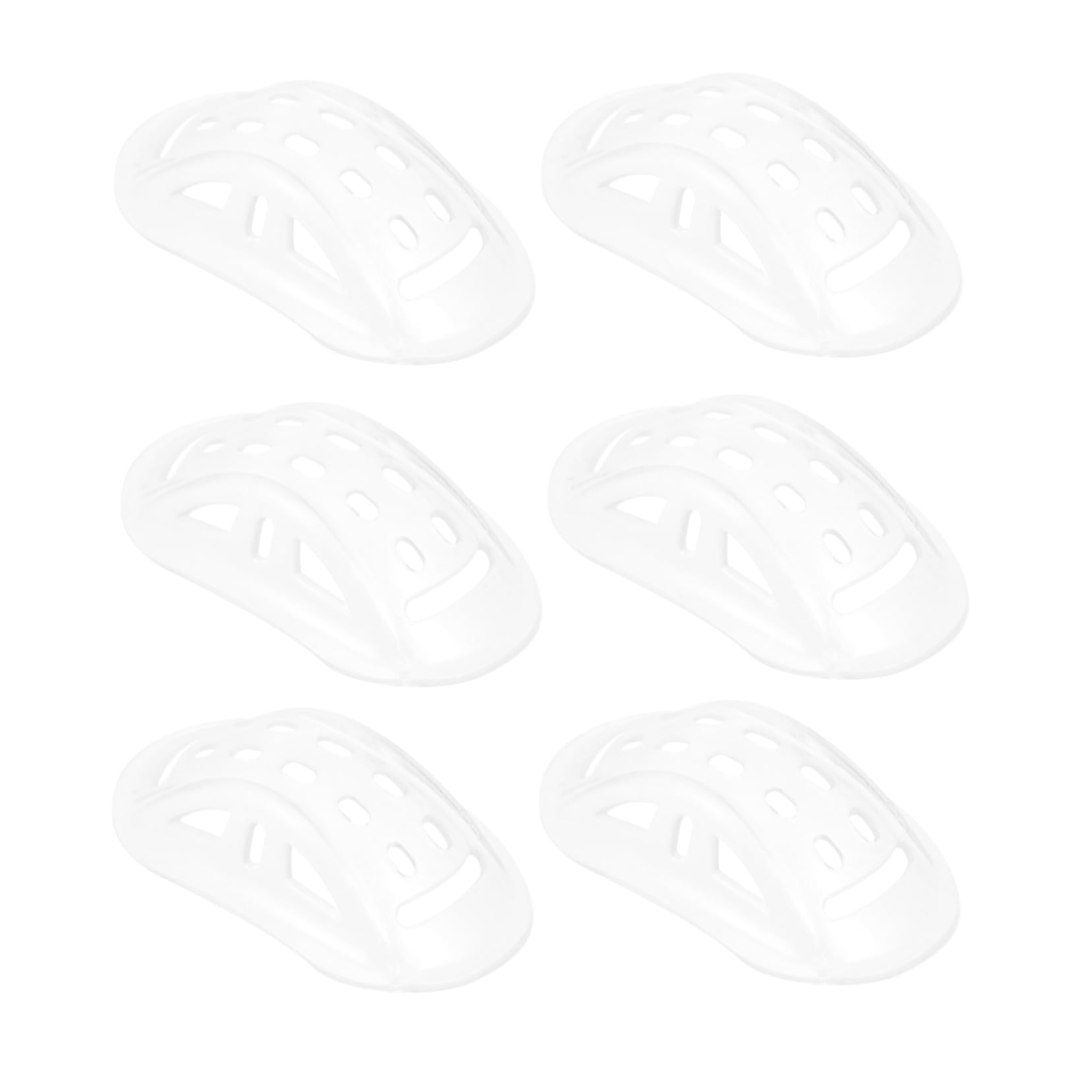 GOOHOCHY 6Pcs Helmet Chin Pad Accessories Transparent Chin Pads for Enhanced Safety Compatible with Various Helmet for Sports and Outdoor Activities