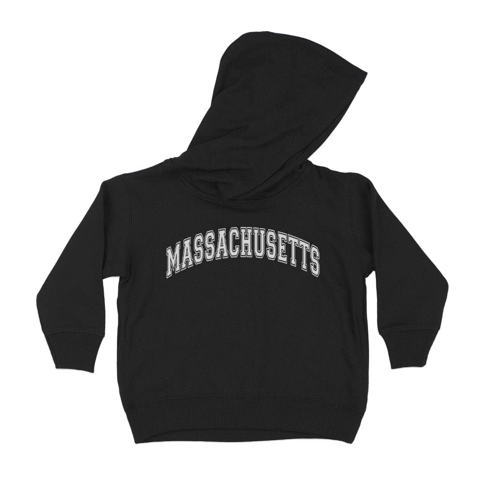 Arch Massachusetts Kids Hoodie Sweatshirt Toddler 4T Black