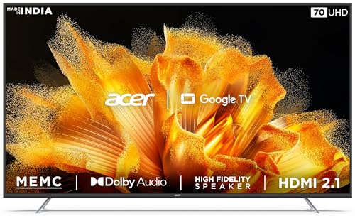 Image of Acer 178 cm (70 inches) XL Series 4K Ultra HD Smart LED Google TV AR70GR2851UD (2023 Model) (Black)