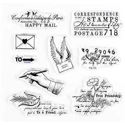 Happy Mail Clear Stamps 4x4 inch by Wintertime Crafts Cover