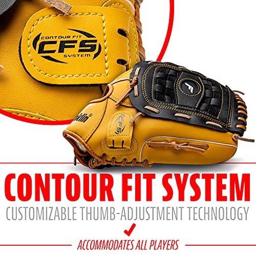 Image of Franklin Sports Baseball and Softball Glove - Field Master - Baseball and Softball Mitt
