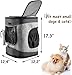 Solaris Adjustable Pet Carrier Backpack for Dogs and Cats, Puppies, Portable Cat Carrier Backpack with Bottle Pocket, Two Mesh Window for Breath