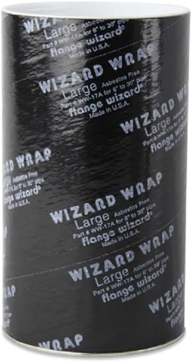 Flange Wizard, WW-17A, Wraps for Large Pipes,Wrap Size 120 x 5-1/4 in, Pipe Dia from 6 to 30", Sold As 1 Each