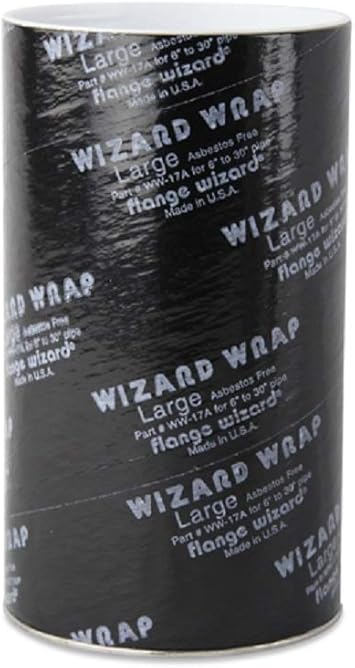 Flange Wizard, WW-17A, Wraps for Large Pipes,Wrap Size 120 x 5-1/4 in, Pipe Dia from 6 to 30", Sold As 1 Each