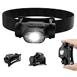 Philips SFL1851 LED Headlamp Rechargeable,Head Light Flashlight for Adults-Camping Accessories Gear,5 Modes for Hiking, Running, Repairing, Fishing, Cycling,USB Cable Included