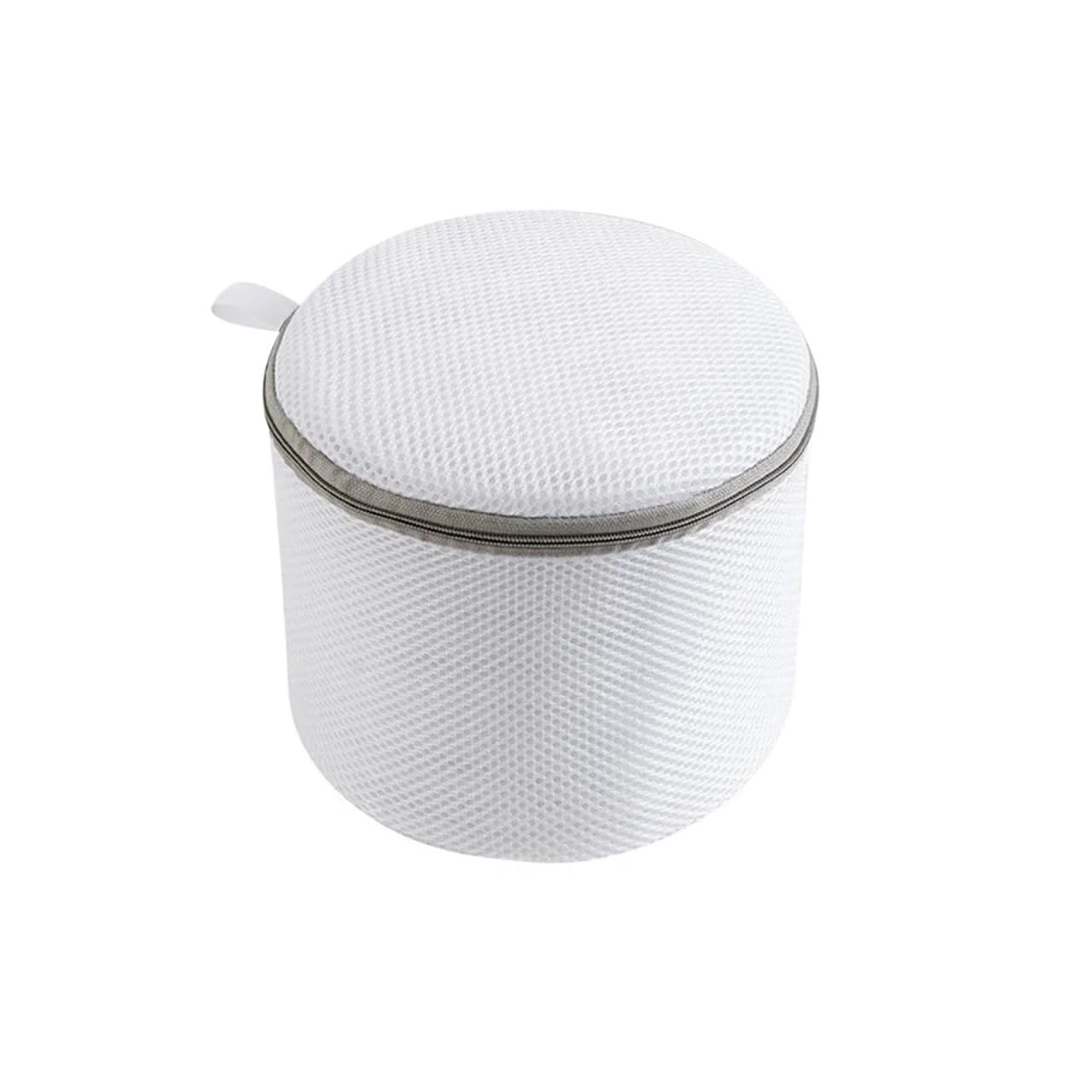 Laundry Net Fine Mesh Bra Lingerie Dirty Clothes Laundry Bag With Zipper For Washing Machine Dryer Anti-deformation Cleaning(M-grey)
