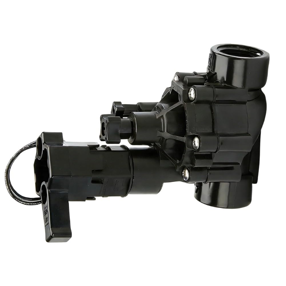 Válvula de riego automática, controlador de riego, temporizador de agua de jardín, válvula en línea CP100 con purga manual, diafragma Buna-N para césped residencial