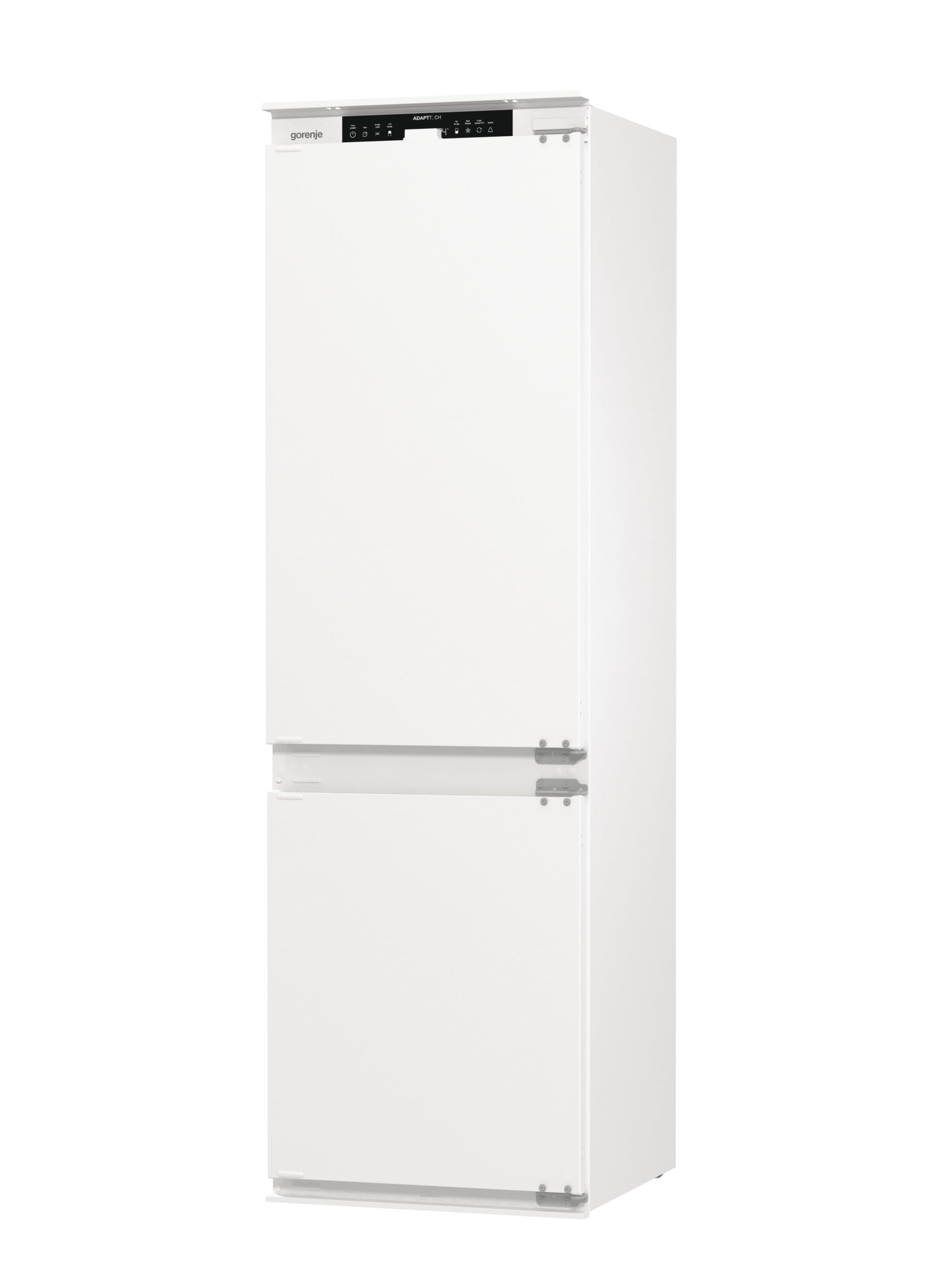 Gorenje NRKI517E41 Einbau-Kühl-Gefrierkombination, 177cm Nische, Schlepptürscharnier, 252 L(176L plus 76L), NoFrost, AdaptTech, SuperCool, ConvertActive, BxHxT: 54×177,2×54,5 cm, Weiß