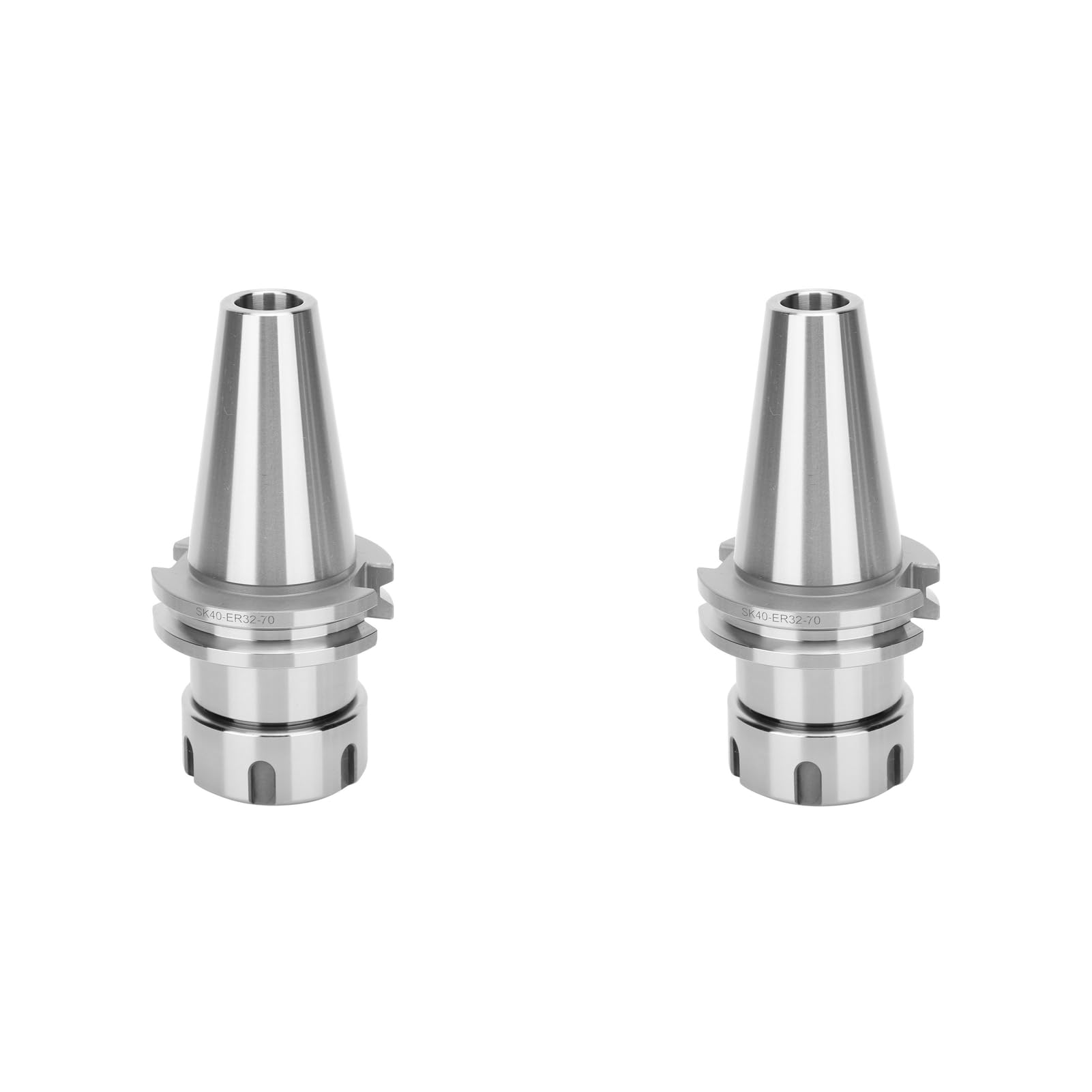 2 Pz Portautensili per Fresatura CNC Tornio Ad Alta Precisione Forniture Industriali SK40 ER32‑70 per la Lavorazione di Macchine Utensili CNC