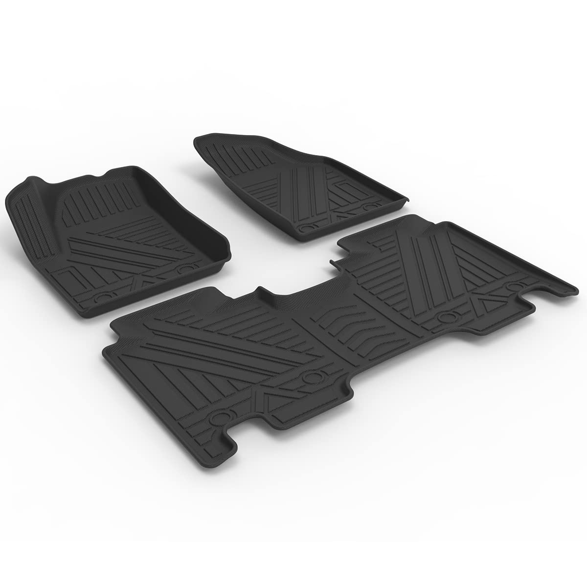 Kubi Sport Car Custom Floor Mats for Wuling Stars 2021 - All Weather Largest Coverage 3D Floor Liners, Non Slip, Heavy Duty, Front Rear Rubber Liners Set Accessories