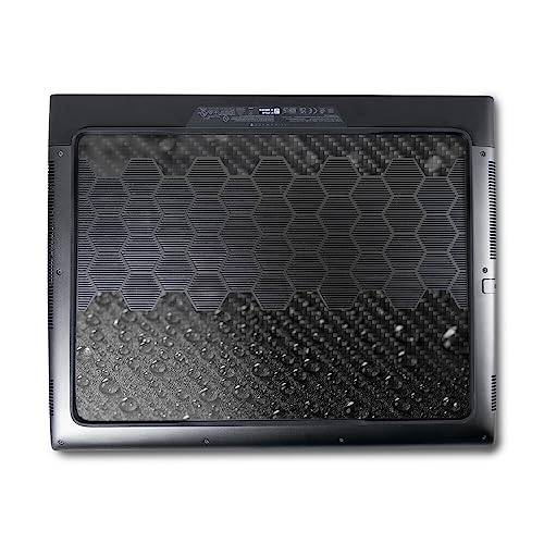Image of MightySkins Carbon Fiber Skin Compatible with Alienware M18 R1 (2023) Full Wrap Kit - Dewdrop | Protective, Durable Textured Carbon Fiber Finish | Easy to Apply & Change Styles | Made in The USA