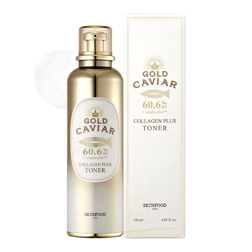Amazon.com: SKIN FOOD since 1957 Gold Caviar Collagen Plus Toner
