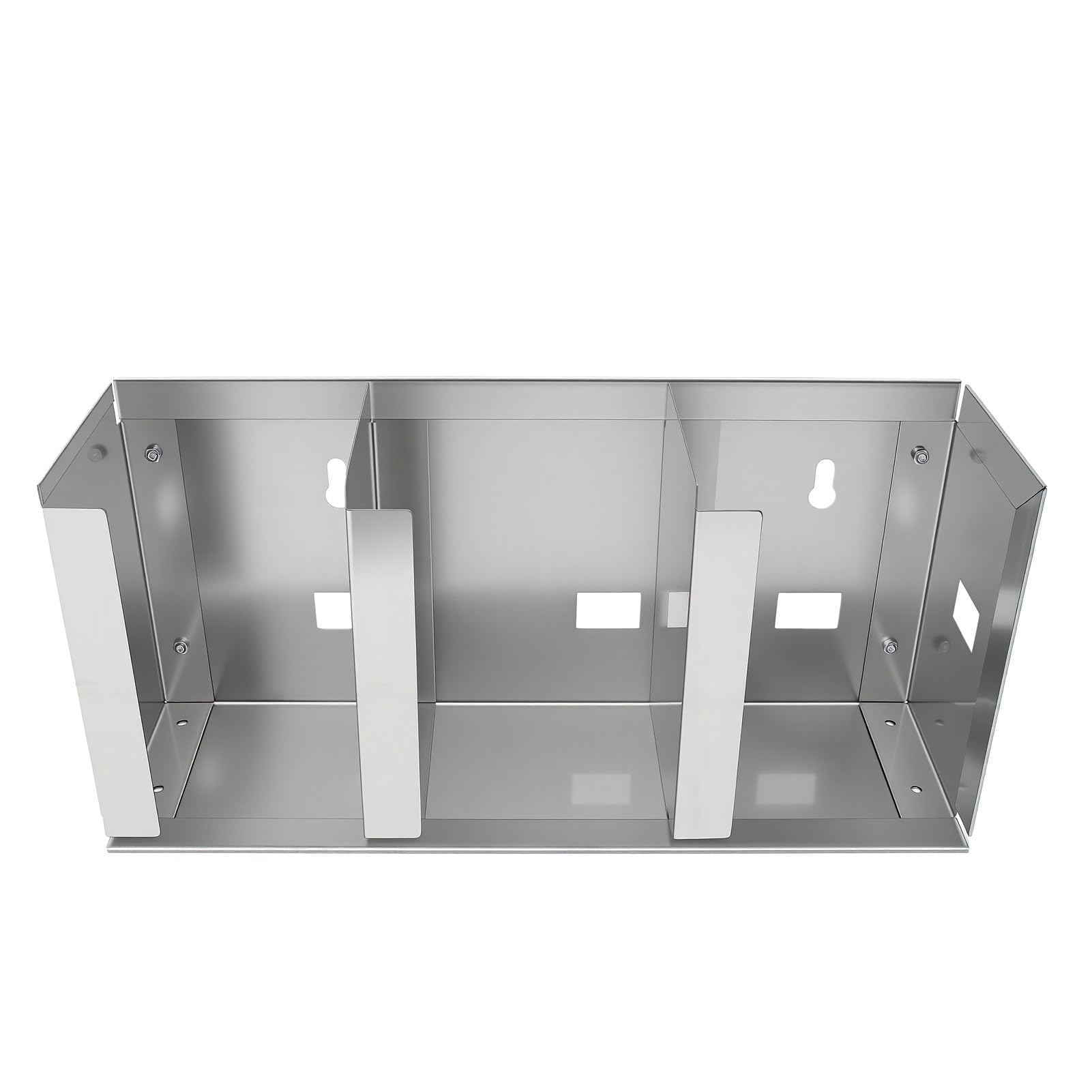 Portavasos de Acero Inoxidable con Divisores Ajustables para (Tres