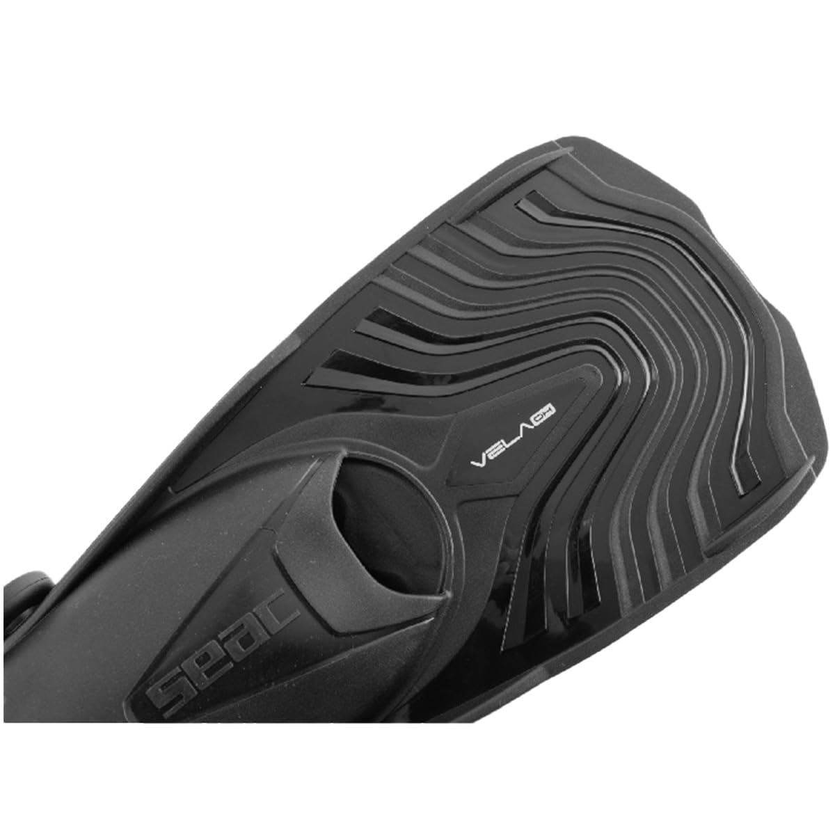 SEAC Vela Oh, Pinne Corte per Snorkeling e Piscina, con Cinghia Regolabile Unisex Adulto