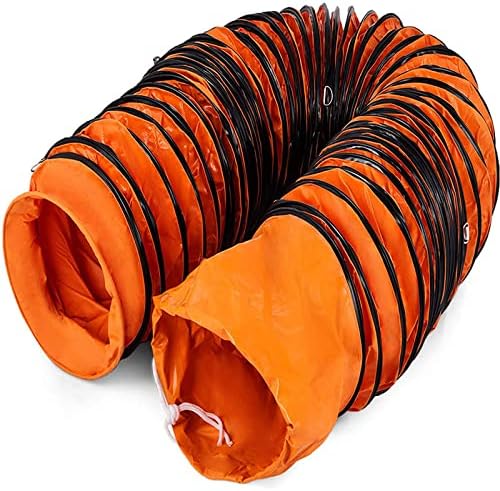 Flexible PVC Ducting 10M x 300mm, High-Performance Vent Duct, Extraction Flexible Duct for HVAC, Air Ventilation, and Exhaust Systems
