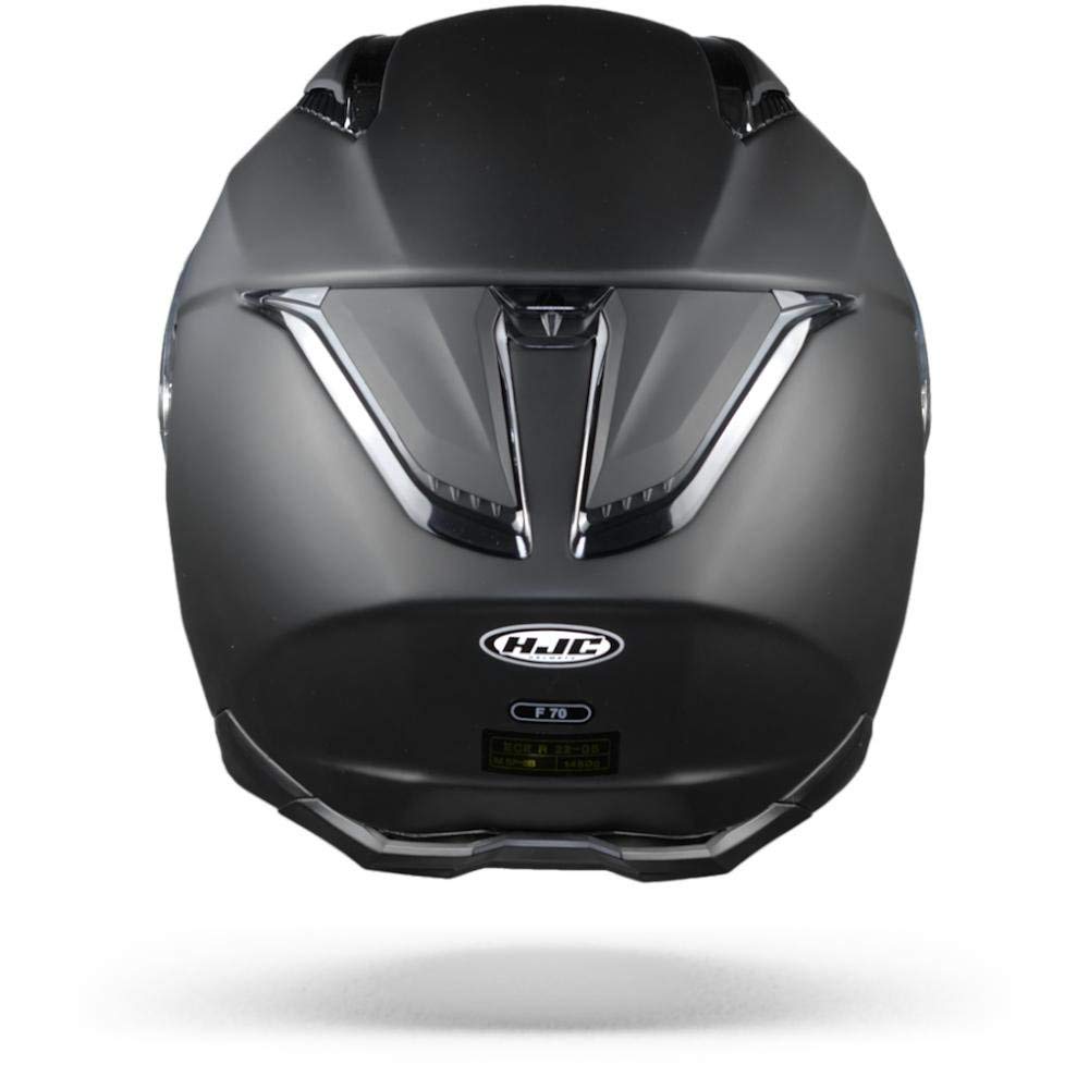 HJC Motorradhelm Nc Für Herren – Carbon/Aramid, Mit Integriertem Sonnenvisier Und Pinlock, Größe L, Schwarz/grau