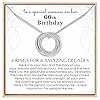 Birthday Gifts for Women Sterling Silver 30th 40th 50th 60th 70th 80th 90th Birthday Necklace For Her 3 4 5 6 7 8 9 Decade Jewelry 30 40 50 60 70 80 90 Years Old