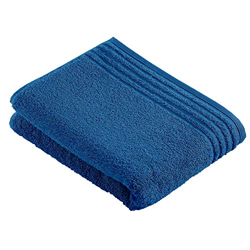 Vossen Badetuch Vienna Style Supersoft Farbe deep blue blau Größe 80x160cm