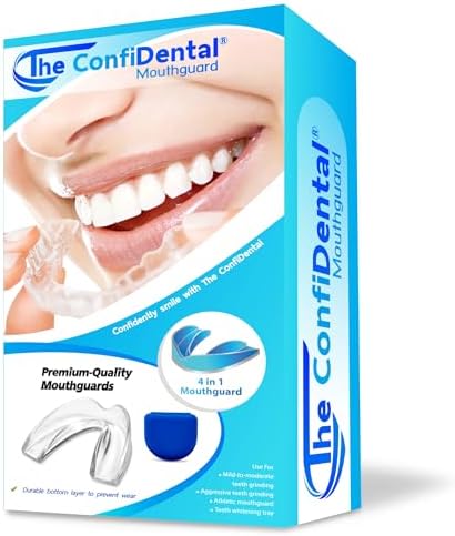 The ConfiDental - Pack of 4 Moldable Mouth Guard for Teeth Grindi...