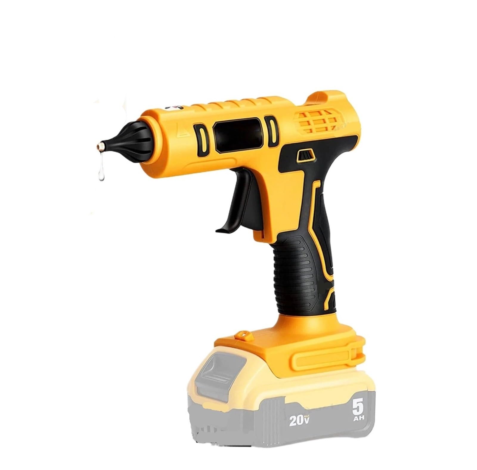 Cordless Electric Handheld Hot Glue Gun Repair DIY Tool Melt Welding Air Anti-Scald Nozzle
