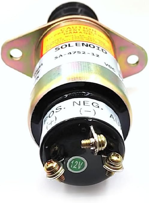 12V Diesel Fuel Solenoid SA-4752-12/2003-12S7U1B2A with 3 Terminals