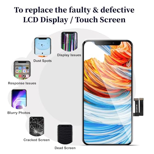 Foobong FOR X Iphone X Screen Replacement 5.8 Inch Fhd Lcd Front Glass Panel 3D Touch Display Digitizer Assembly thumb #3