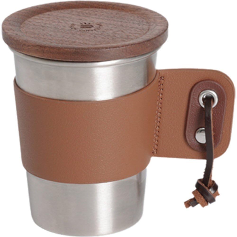 Tasse en acier inoxydable esthétique et épurée de haute qualité