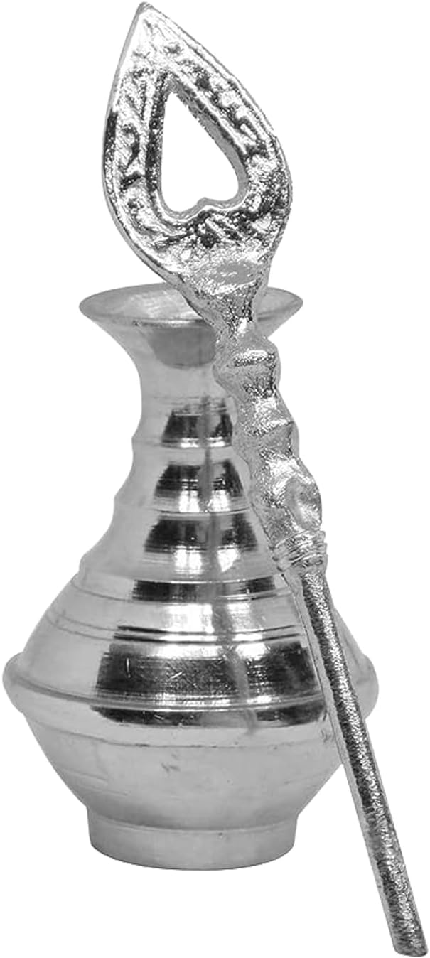 Prime Surme Dani For Girls And Kids, Surma Holder For Home and Travel Use , Surma Dani Silver, Pack Of 1