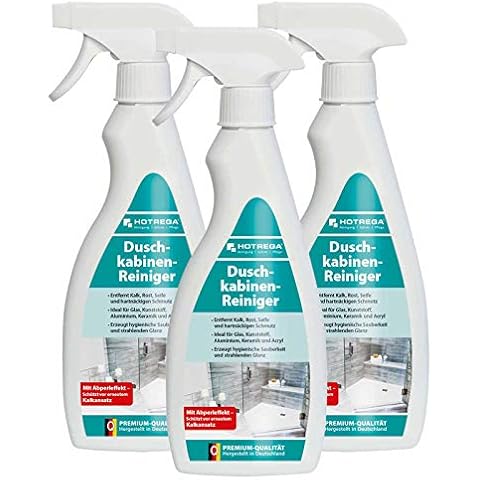HOTREGA Duschkabinen Reiniger 3x 500 ml Cover