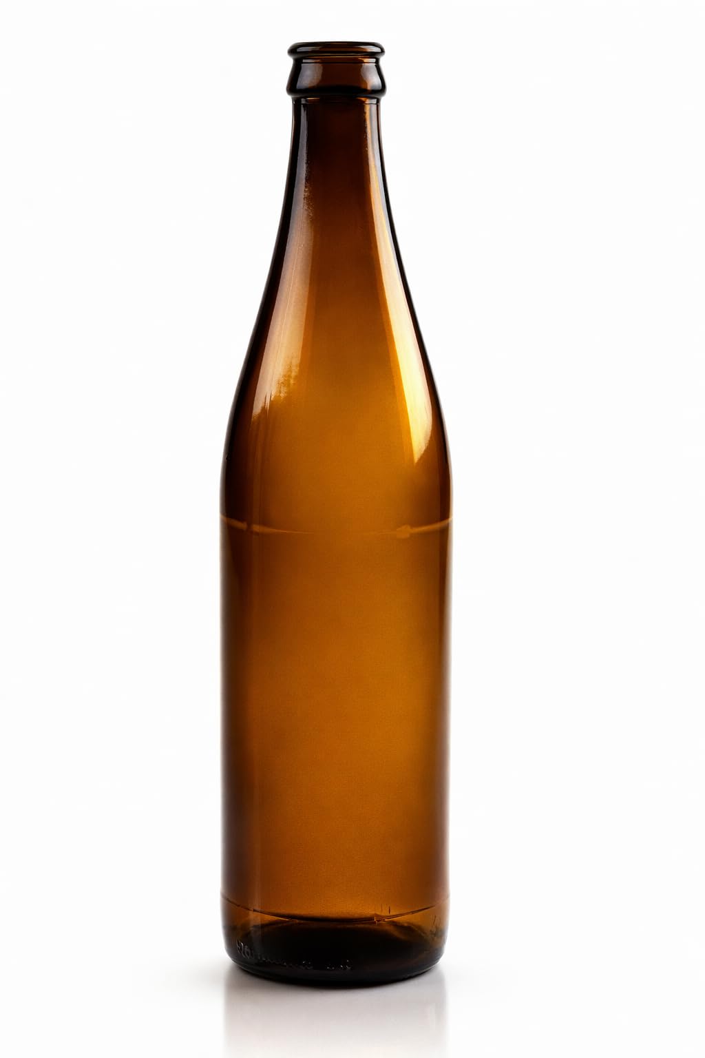 made in home - Braune Glasflasche 500 ml – Bierflasche aus Glas, wiederverwendbar, UV-Schutz, für Bier, Cider & Fermentation – mit Kronkorken 26 mm (30)