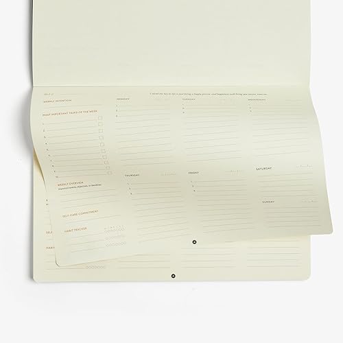 Miniatura 5 de Intelligent Change - Almohadilla de escritorio semanal, agenda de productividad de 1 año, almohadilla de escritorio para lista de tareas,