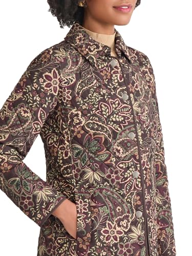 Jones New York Women's Quilted Printed Blazer2