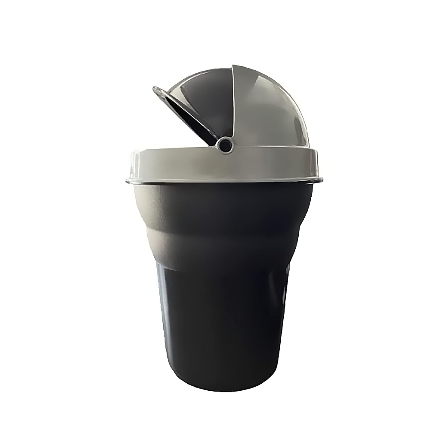 Car Trash Bin with Push Lid | Compact Mini Car Dustbin for Cup Holder | Car Garbage Can for Home Office | Small Vehicle Waste Bin for Clean & Organized Interior (Pack of 2)-image-1