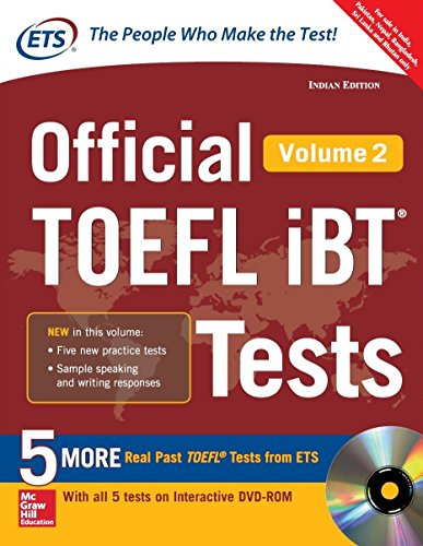 Preisvergleich Produktbild Official Toefl IBT Tests - Vol. 2 (With Dvd) [Paperback] [Jan 01, 2016] ETS [Paperback] [Jan 01, 2017] ETS