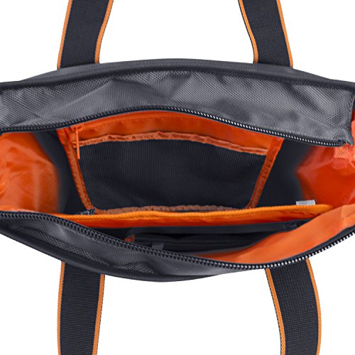 Fuel Tech Crossing Satchel With Wristlet, Graphite #TOP4