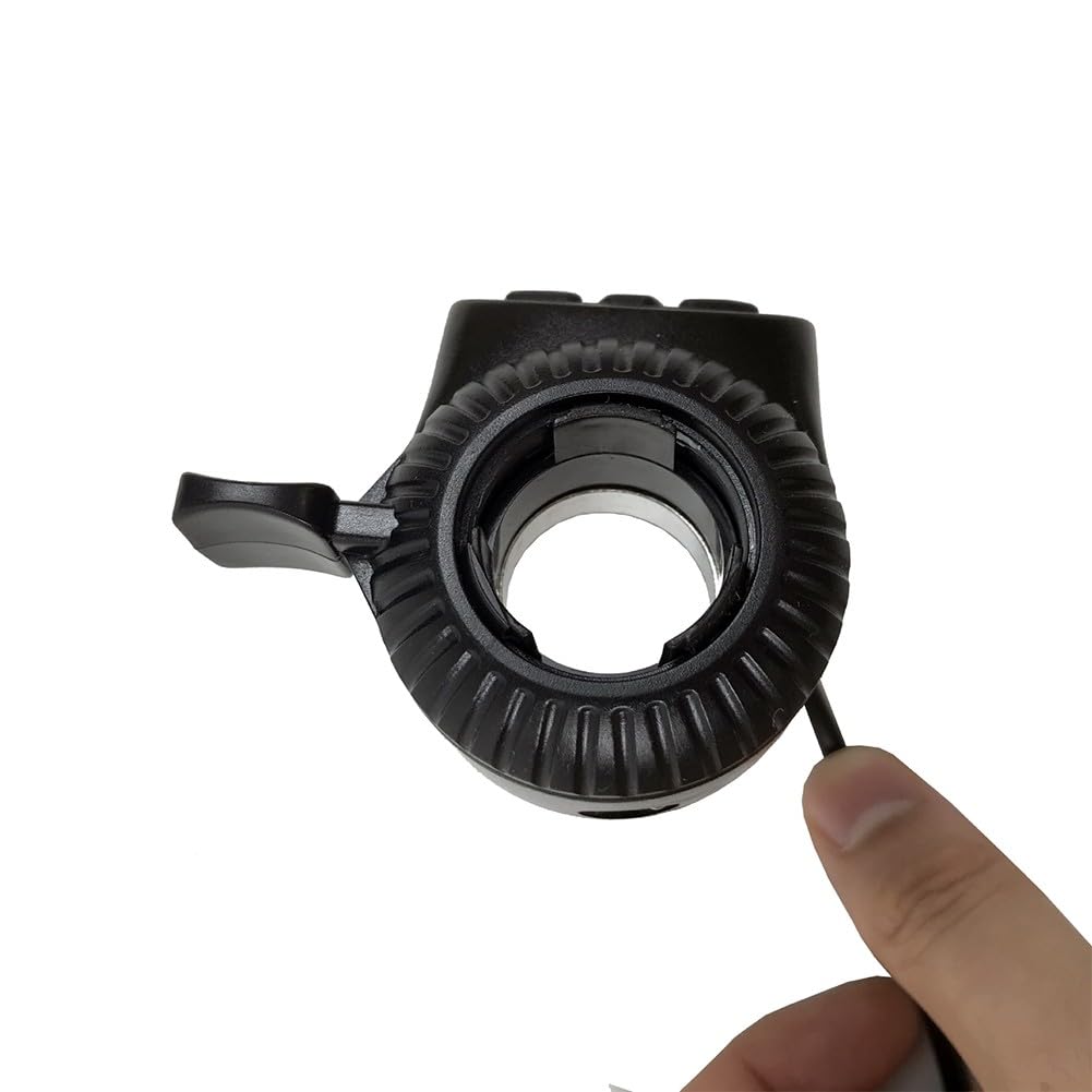 Pantalla para bicicleta eléctrica KT-LCD9R con acelerador de pulgar, instrumento LCD para 24 V/36 V/48 V, velocidad, distancia, indicador de batería, ayuda de marcha atrás, control de crucero