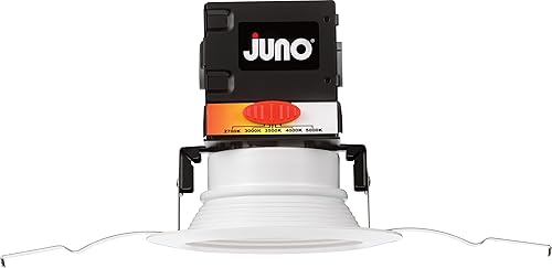 Miniatura 4 de Juno JBK4 RD SWW5 90CRI MW M6 OneUP LED Downlight Series, 4 pulgadas, borde deflector, blanco