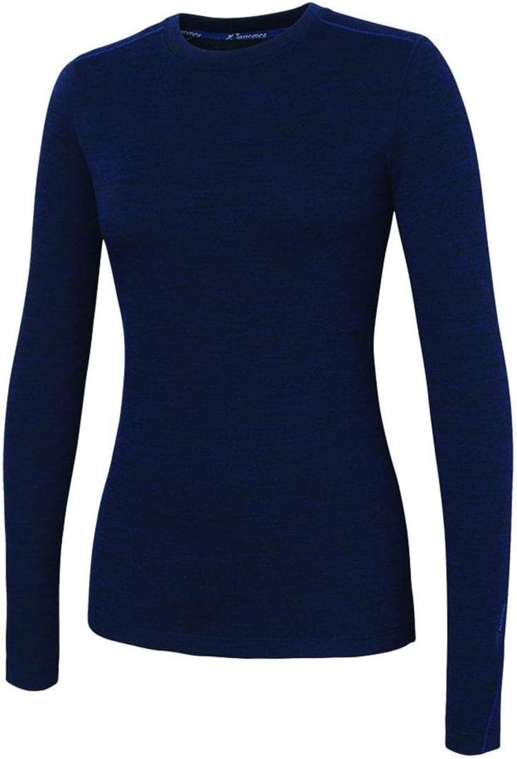 Terramar Women's Thermawool Merino Wool Long Sleeve Crew Hoodie
