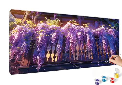 Paint by numbers adult planta de lavanda un regalo original de manualidades adultos