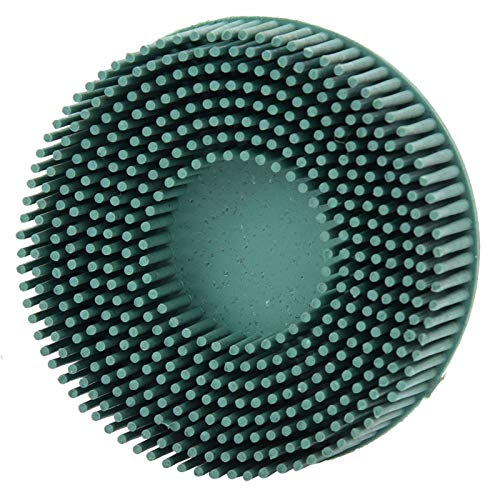 Image of Disc 3 Inch Disc Rubber Abrasive Brush Deburring Polishing Grinding Wheel, Discs (Green)