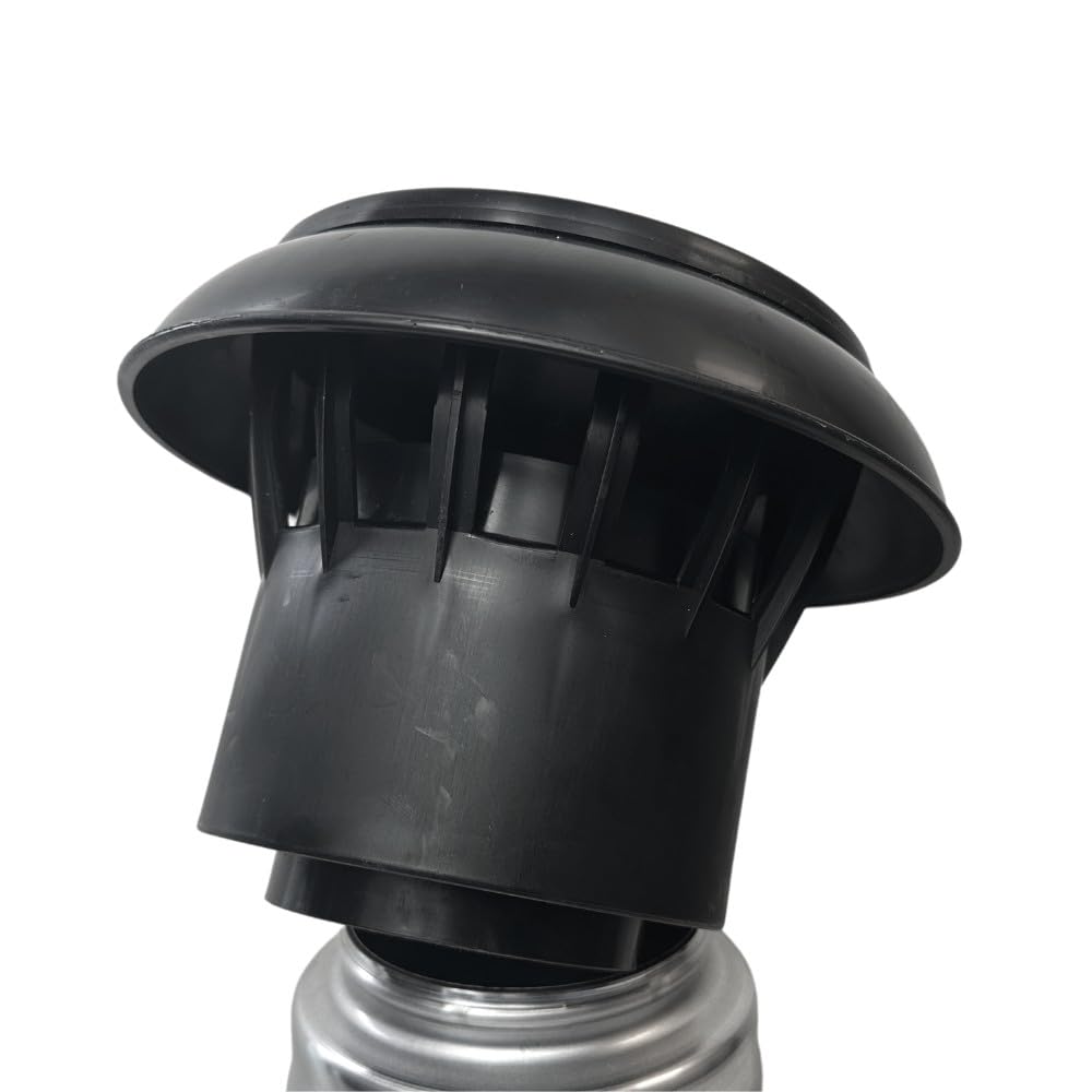 HSS Flachdachentlüfter DN90-100 Alu-Flansch für Kaltdach